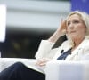 La candidate du Rassemblement National (RN) à l'élection présidentielle 2022, Marine Le Pen lors de la REF Présidentille du Mouvement des entreprises de France (MEDEF) à la Station F à Paris