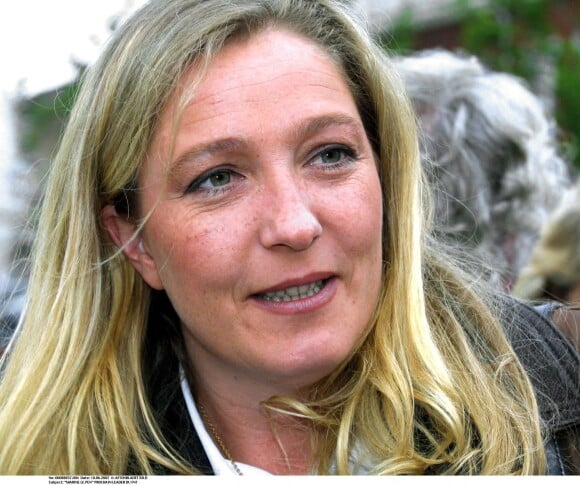 Portrait de Marine Le Pen en 2002