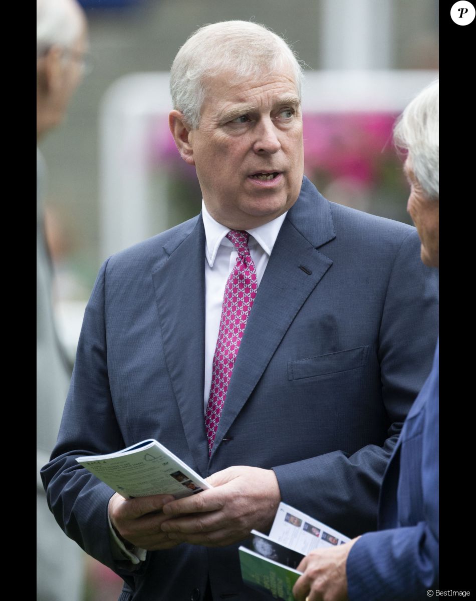 Le prince Andrew assiste à la course de chevaux King George à Ascot.