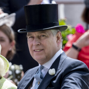 Le prince Andrew, duc d'York - La famille royale d'Angleterre lors du Royal Ascot, jour 5. Le 22 juin 2019 