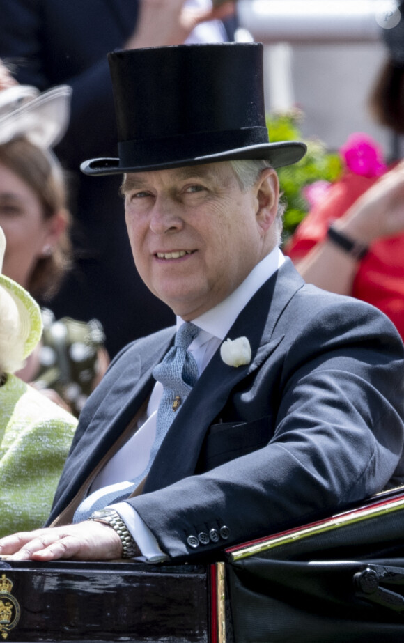 Le prince Andrew, duc d'York - La famille royale d'Angleterre lors du Royal Ascot, jour 5. Le 22 juin 2019 