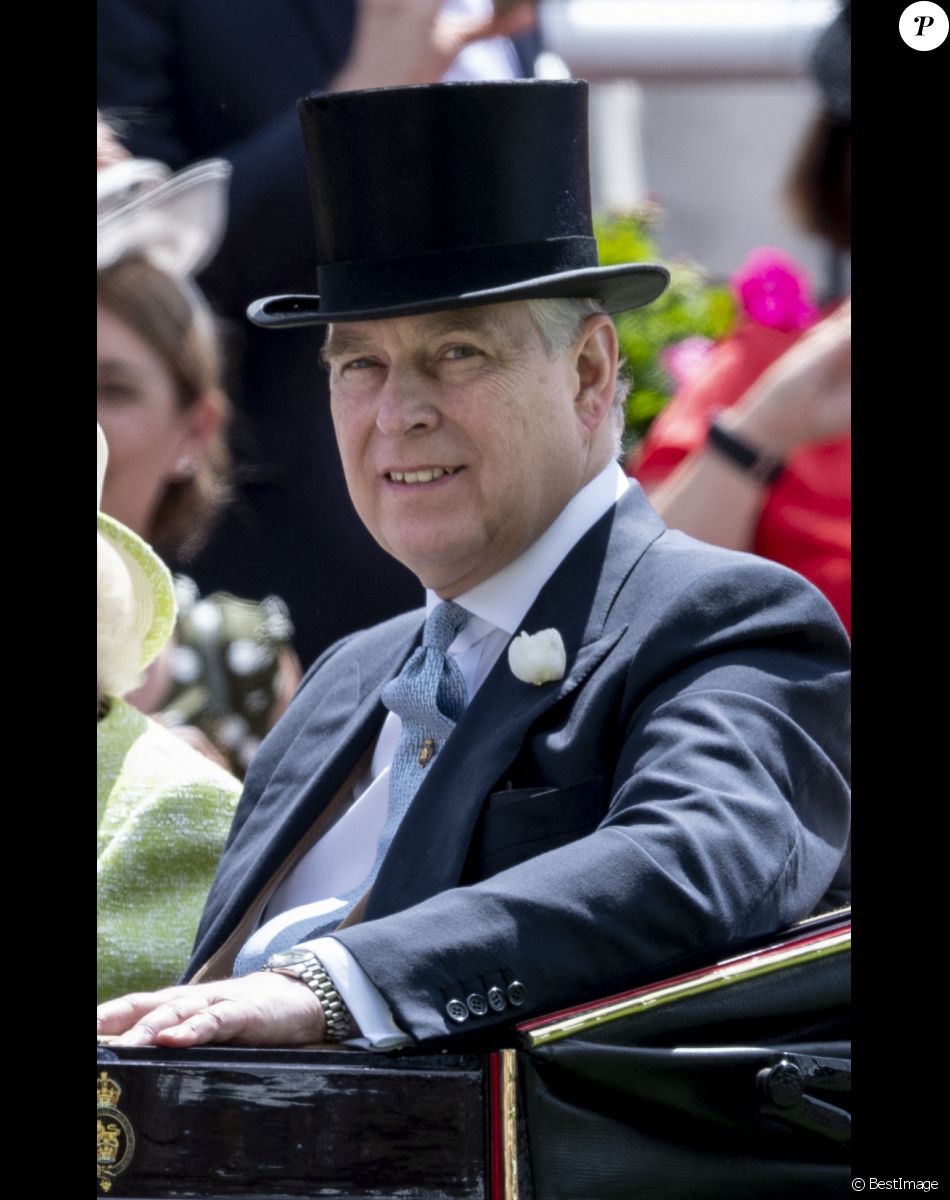 Le prince Andrew, duc d'York - La famille royale d'Angleterre lors du Royal Ascot, jour 5. Le 22 juin 2019
