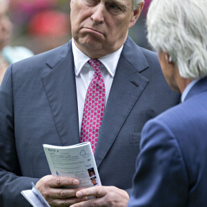 Le prince Andrew assiste à la course de chevaux King George à Ascot - Ascot le 27 juillet 2019. 