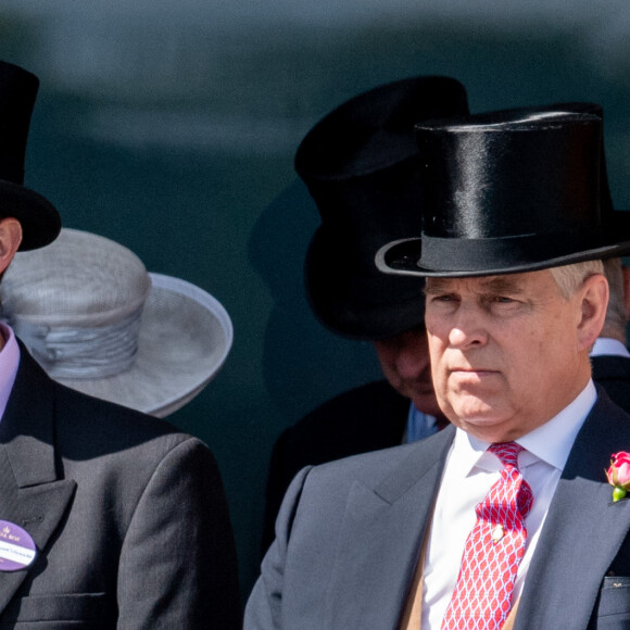 Le prince Andrew, duc d'York - La famille royale d'Angleterre lors du Royal Ascot 2018 à l'hippodrome d'Ascot dans le Berkshire, le 21 juin 2018. 