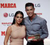 Cristiano Ronaldo et sa compagne Georgina Rodriguez assistent au Prix Marca Leyenda à Madrid en Espagne