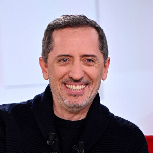 Exclusif - Gad Elmaleh - Enregistrement de l'émission "Vivement Dimanche prochain" présentée par M.Drucker et diffusée le 30 janvier 2022 sur France 2. Le 21 janvier 2022 © Guillaume Gaffiot / Bestimage 