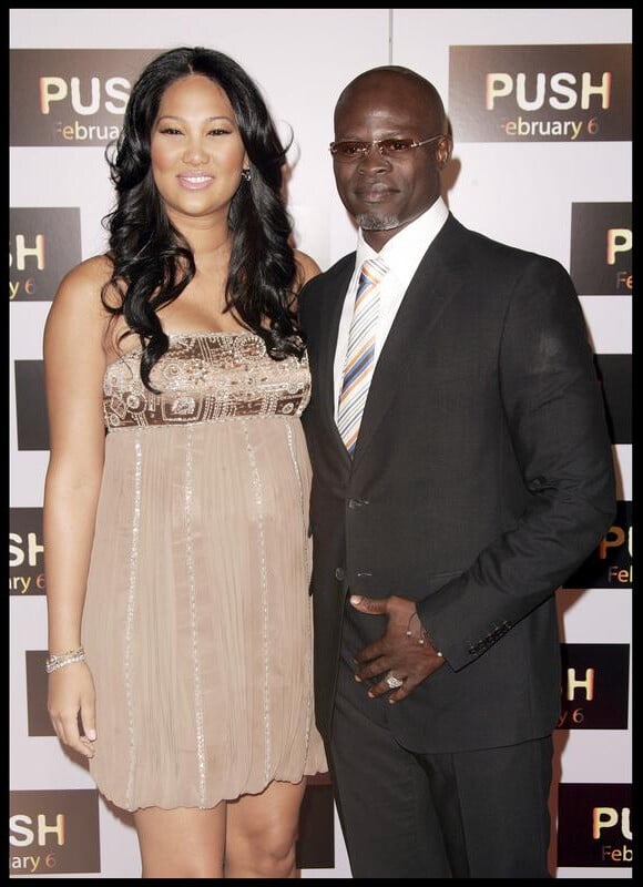 L'acteur Djimon Hounsou et le mannequin Kimora Lee