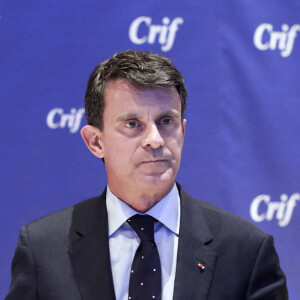 Manuel Valls - Arrivées au dîner du CRIF (Conseil Représentatif des Institutions juives de France) au Carrousel du Louvre à Paris. © Stéphane Lemouton / Bestimage