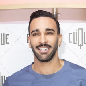 Exclusif - Adil Rami - Backstage de l'émission Clique, présentée par M.Achour et diffusée le 29 janvier 2022 à 12h45 sur C+ en clair - Paris le 27/01/2022 - © Jack Tribeca / Bestimage