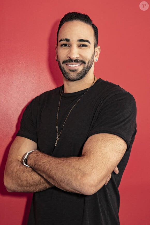 Adil Rami - Backstage de l'enregistrement de l'émission "On est presque en direct" (OEED), présentée par L.Ruquier, et diffusée sur France 2 le 12 décembre 2020 © Jack Tribeca / Bestimage