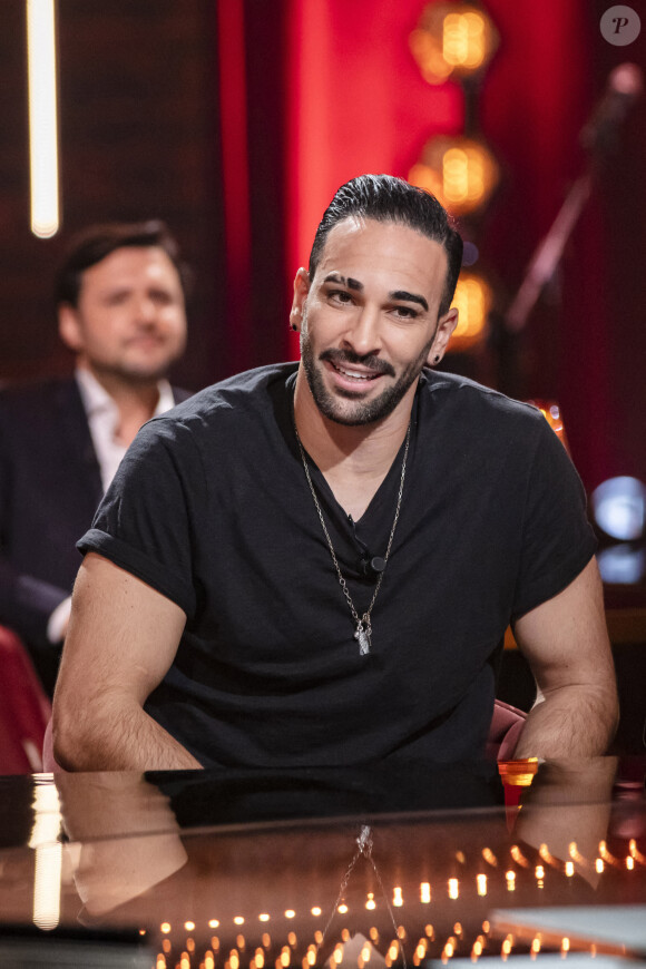 Exclusif - Adil Rami - Enregistrement de l'émission "On est presque en direct" (OEED), présentée par L.Ruquier, et diffusée sur France 2 le 12 décembre 2020 © Jack Tribeca / Bestimage