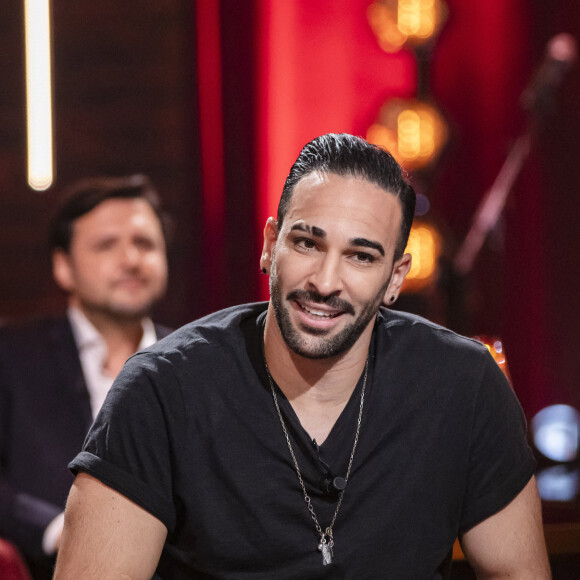 Exclusif - Adil Rami - Enregistrement de l'émission "On est presque en direct" (OEED), présentée par L.Ruquier, et diffusée sur France 2 le 12 décembre 2020 © Jack Tribeca / Bestimage