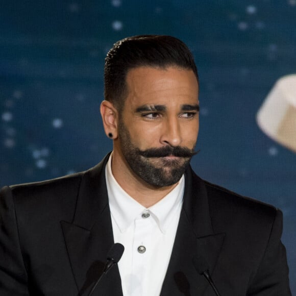 Adil Rami lors de la remise des trophées lors de la 28ème cérémonie des trophées UNFP au Pavillon d'Armenonville à Paris, France.