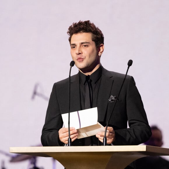 Xavier Dolan (Hommage à Gaspard Ulliel) - 47ème édition de la cérémonie des César à l'Olympia à Paris le 25 février 2022. © Borde / Jacovides / Bestimage 