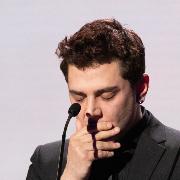 Xavier Dolan (Hommage à Gaspard Ulliel) - 47ème édition de la cérémonie des César à l'Olympia à Paris le 25 février 2022. © Borde / Jacovides / Bestimage 