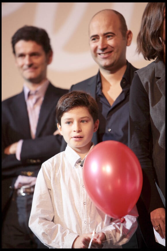 Archives : Maxime Godart à l'avant-première du film Le petit Nicolas au Grand Rex à Paris