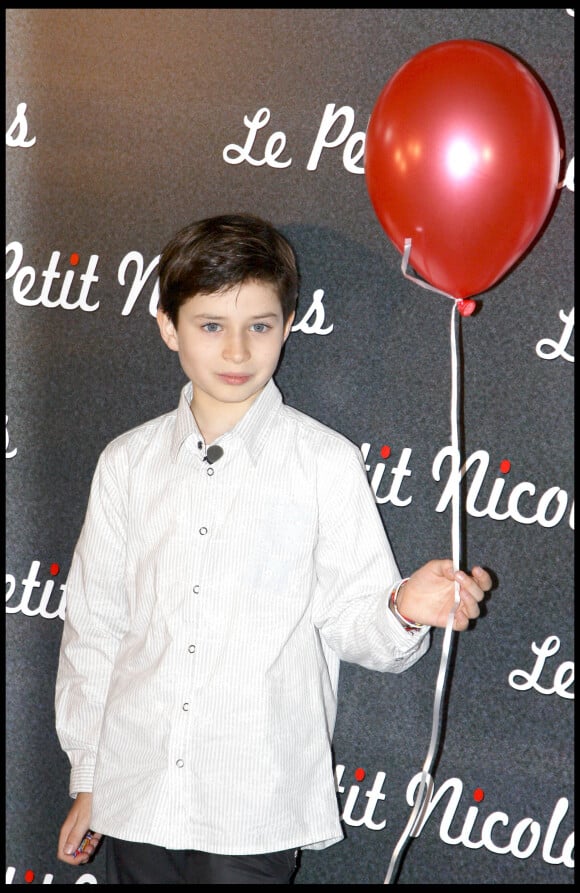 Archives : Maxime Godart à l'avant-première du film Le petit Nicolas au Grand Rex à Paris