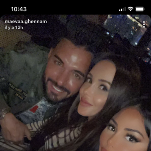 Nabilla retrouve Maeva Ghennam en soirée - Snapchat