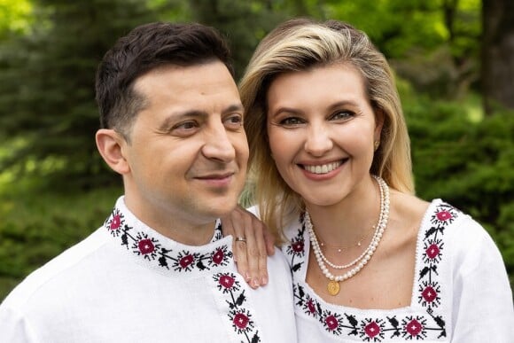 Photo du compte Instagram d'Olena Zelenska, l'épouse du président ukrainien Volodymyr Zelensky - le couple au temps des jours de paix