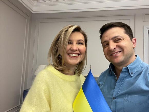 Photo du compte Instagram d'Olena Zelenska, l'épouse du président ukrainien Volodymyr Zelensky