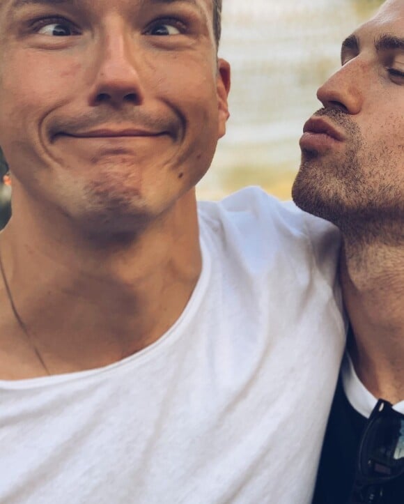 Pepe Muñoz et son compagnon Brayden Newby sur Instagram. Le 26 juin 2020.