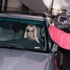 Reese Witherspoon est en colère contre les photographes alors qu'elle part en voiture après être allée dans un salon de manucure à Beverly Hills le 12 janvier 2010