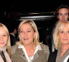 Marion Maréchal, sa mère Yann Le Pen et Marine Le Pen - Cocktail dinatoire pour celebrer les 9 ans de "L'Aventure" à Paris le 13 novembre 2012.