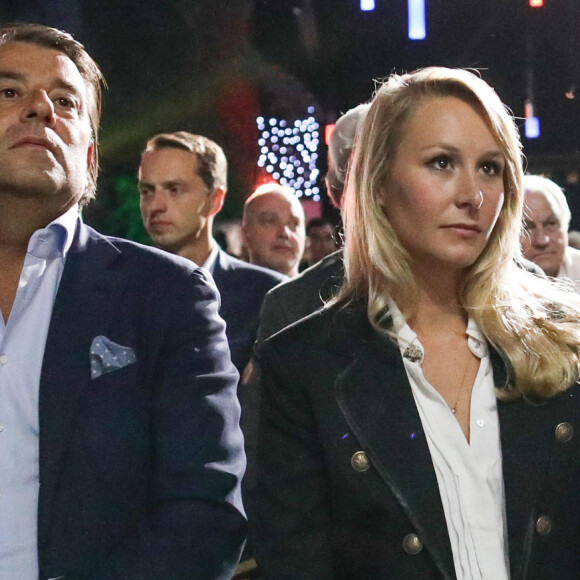 Samuel Maréchal et sa fille Marion Maréchal - Convention de la Droite à La Palmeraie, Paris, France, le 28 septembre 2019.
