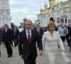 Vladimir Poutine et Lioudmila Poutina lors d'une ceremonie au Kremlin à Moscou le 7 mai 2012