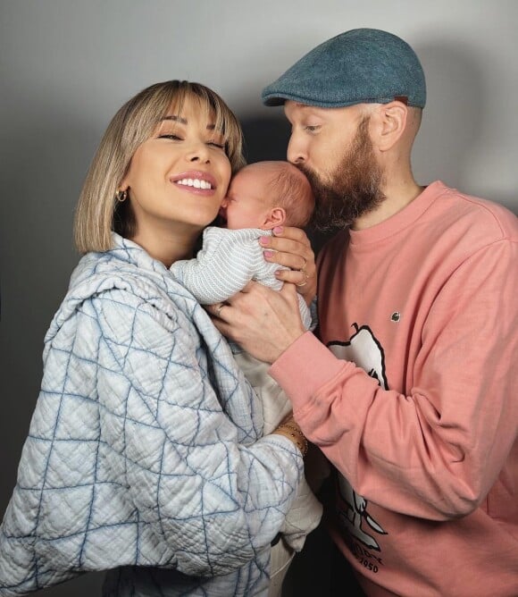 Daniela Martins, son mari Julien et leur fils Martin. Instagram. Le 21 février 2022.