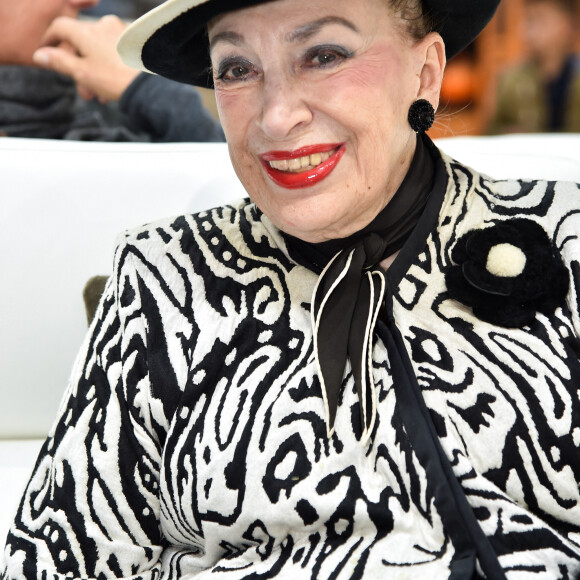 Exclusif - Geneviève de Fontenay - Concours de créateurs de mode à la foire expo de Cherbourg-en-Cotentin sur le thème de l'Irlande dans la Grande Halle de La Cité de la Mer à Cherbourg-en-Cotentin, France, le 31 octobre 2016. © Lionel Urman/Bestimage