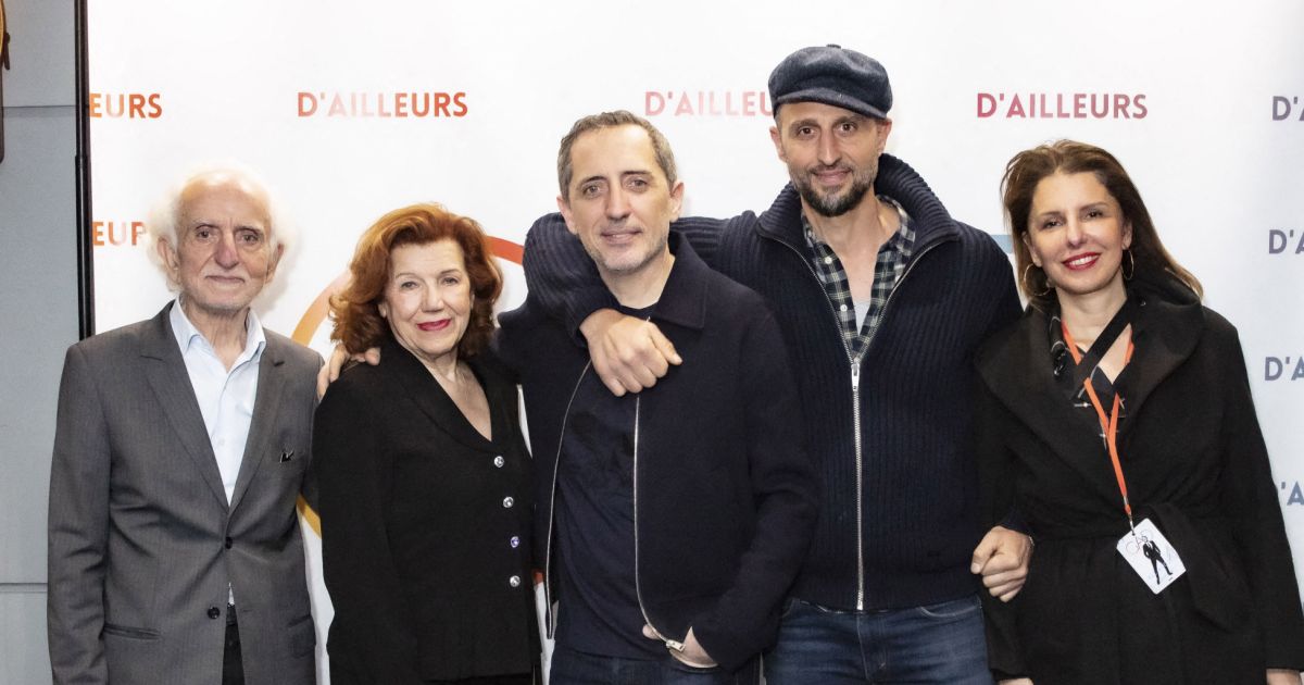 Exclusif - Gad Elmaleh avec ses parents David et Régine Elmaleh, son