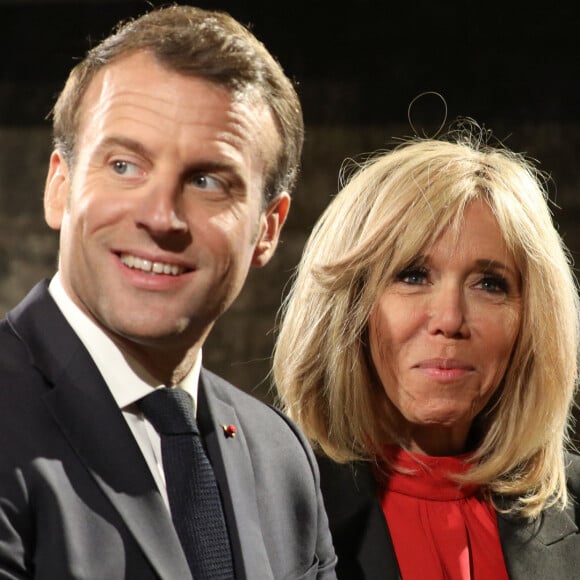 Le président de la république, Emmanuel Macron, la première dame Brigitte Macron, le président italien Sergio Mattarella et Laura Mattarella (la fille du président S.Mattarella) arrivent au Château de Chambord dans le cadre des célébrations du 500ème anniversaire de la mort de Léonard de Vinci, Loir-et-Cher, France, le 2 mai 2019.© Stéphane Lemouton / Bestimage 