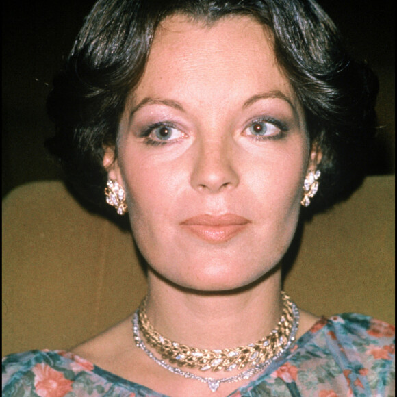 Romy Schneider à la cérémonie des César en 1976