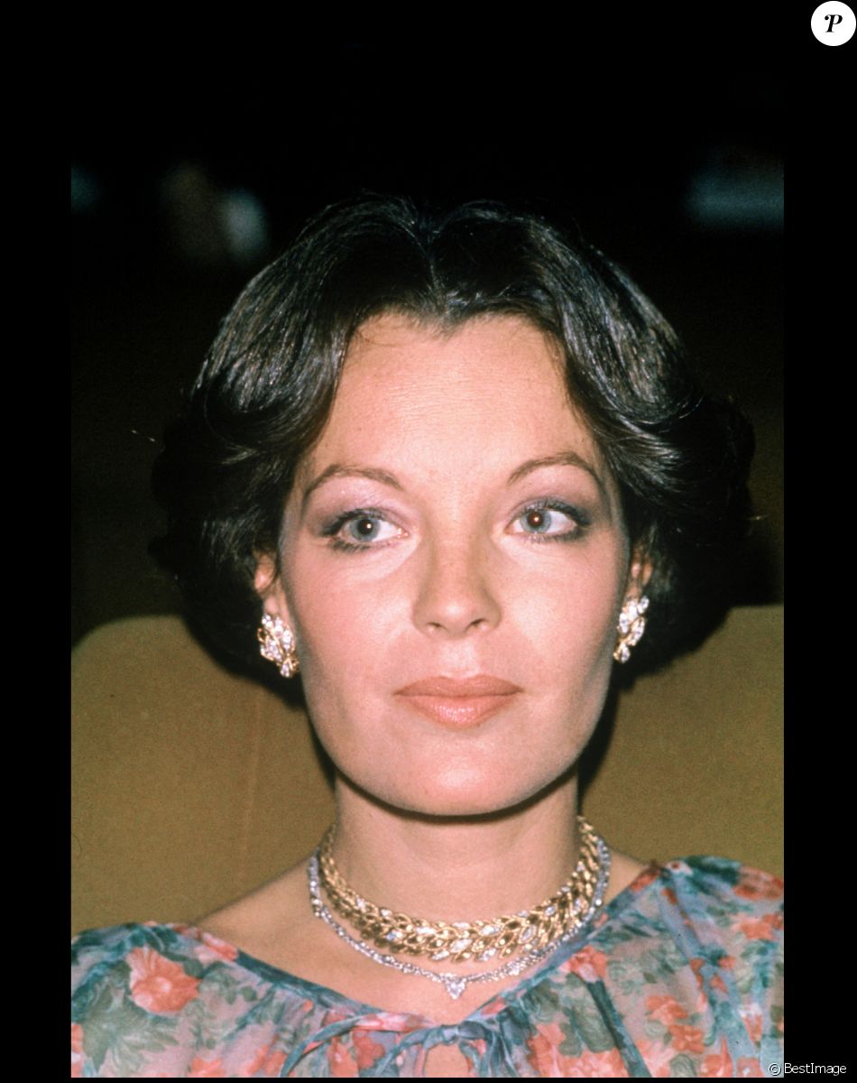 Romy Schneider à la cérémonie des César en 1976