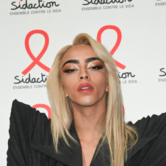 Bilal Hassani - Soirée de lancement du Sidaction 2022 à la salle Wagram à Paris, le 7 mars 2022. © Coadic Guirec/Bestimage