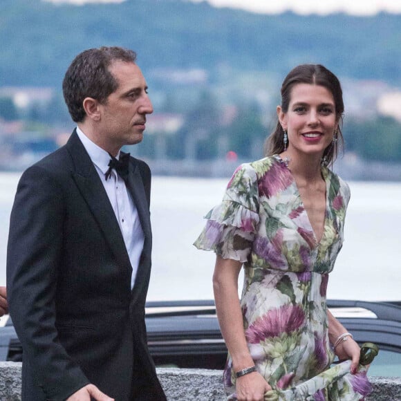 Charlotte Casiraghi et Gad Elmaleh à Angera sur les Iles Borromées, sur le Lac Majeur