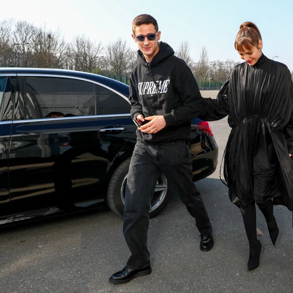 Exclusif - Louise Bourgoin a assisté au défilé Balenciaga, collection prêt-à-porter automne-hiver 2022/2023, au Parc des Expositions Paris Le Bourget. Paris, le 6 mars 2022. © Da Silva-Perusseau/Bestimage