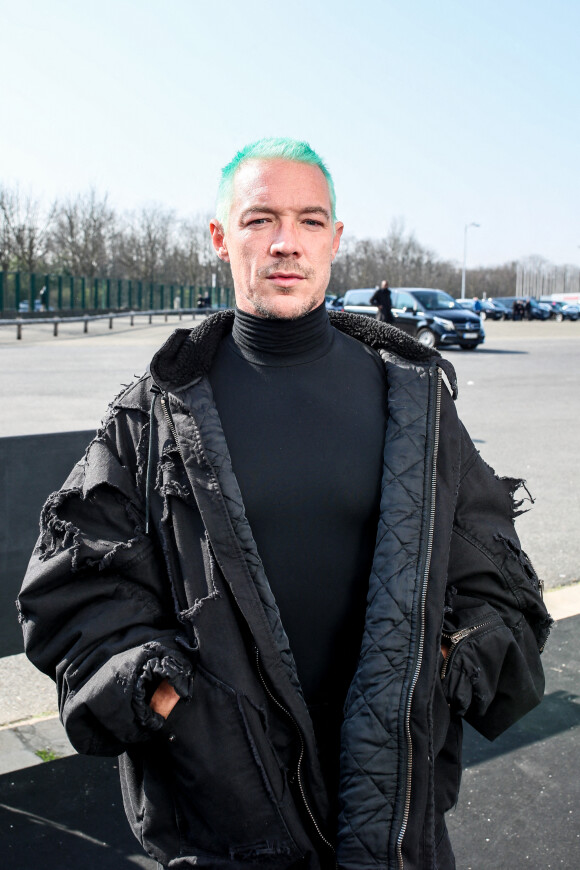 Exclusif - Diplo a assisté au défilé Balenciaga, collection prêt-à-porter automne-hiver 2022/2023, au Parc des Expositions Paris Le Bourget. Paris, le 6 mars 2022. © Da Silva-Perusseau/Bestimage