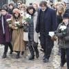 Obsèques de Mano Solo, au Père-Lachaise, le 14 janvier 2010 : une émotion et un recueillement partagés par la famille, les proches et quelques dizaines d'anonymes endeuillés...