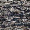 Vue aérienne de Haïti après le tremblement de terre, janvier 2010