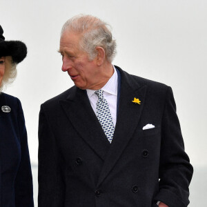Le prince Charles, prince de Galles, et Camilla Parker Bowles, duchesse de Cornouailles, visitent Southend-on-Sea, le 1er mars 2022.