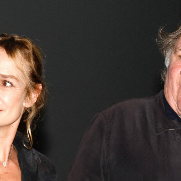 Gérard Depardieu, Sandrine Bonnaire lors du Festival Premiers Plans à Angers le 28 janvier 2022 pour la présentation du film "Umani". © Laetitia Notarianni / Bestimage