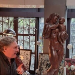 Gérard Depardieu et Kev Adams sur Instagram. Le 23 février 2022.