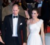 Le prince William et Catherine Kate Middleton, la duchesse de Cambridge arrivent à la 72ème cérémonie annuelle des BAFTA Awards (British Academy Film Awards) au Royal Albert Hall à Londres