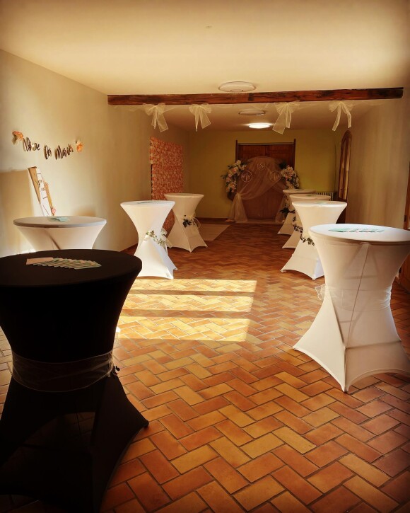 Décoration du mariage de Virginie de "L'amour est dans le pré" et de Thomas