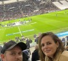 Laure Manaudou et son frère Nicolas au stade Vélodrôme de Marseille, le 10 mars 2022.