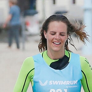 Exclusif - Laure Manaudou - La championne de natation L.Manaudou organise et lance la 1er édition de sa course, la "Swimrun" à Arcachon, France, le 23 juin 2019. © Patrick Bernard/Bestimage