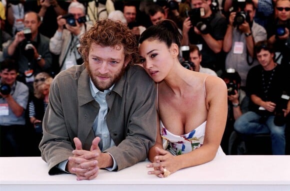 Vincent Cassel et Monica Bellucci au Festival de Cannes en 2002.