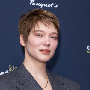 Léa Seydoux au photocall du déjeuner des nommés aux César 2022 au Fouquet's à Paris, France, le 6 février 2022. © Olivier Borde/Bestimage